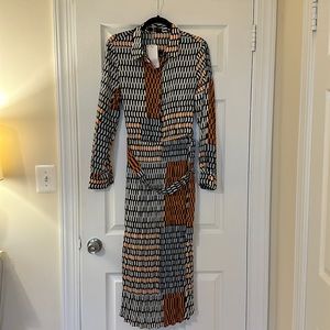 Mango printed dress size 10